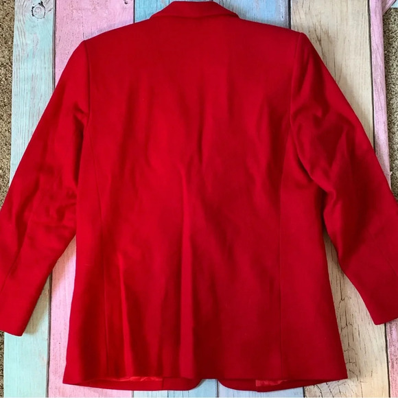 Vintage Harland red gold stars 80s blazer - Picture 8 of 9